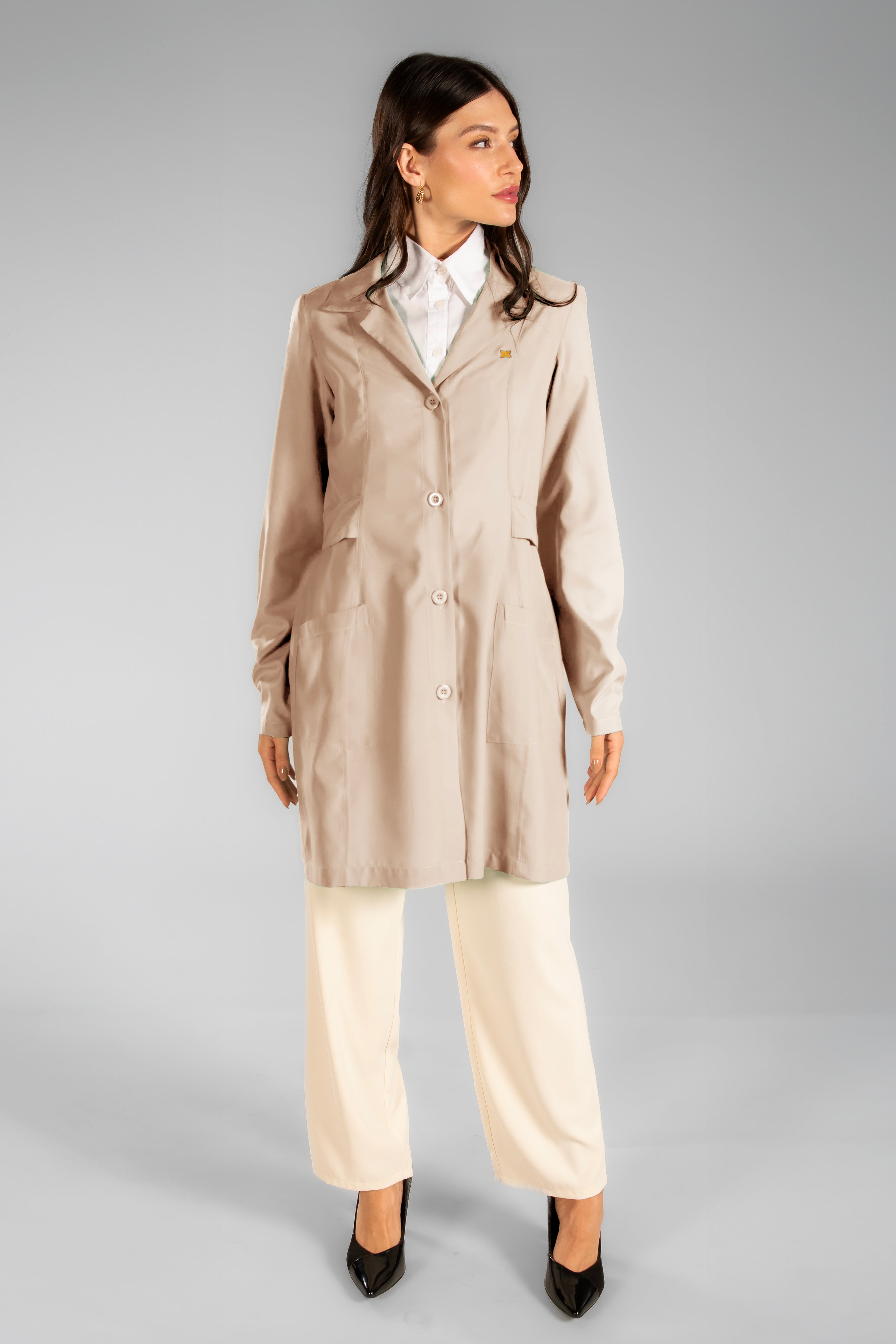 Jaleco Feminino Louise Microfibra