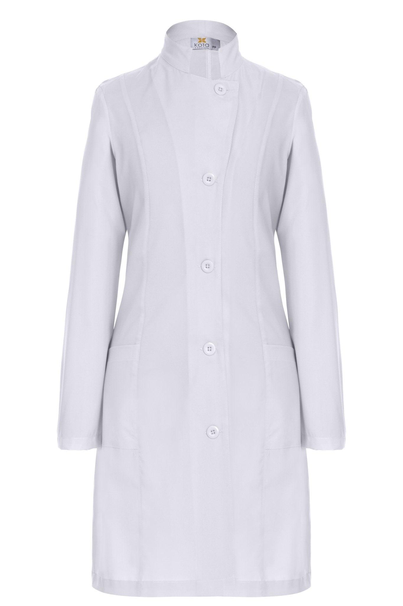 Jaleco Feminino Anne Soft Branco - Kota Fashion Brasil