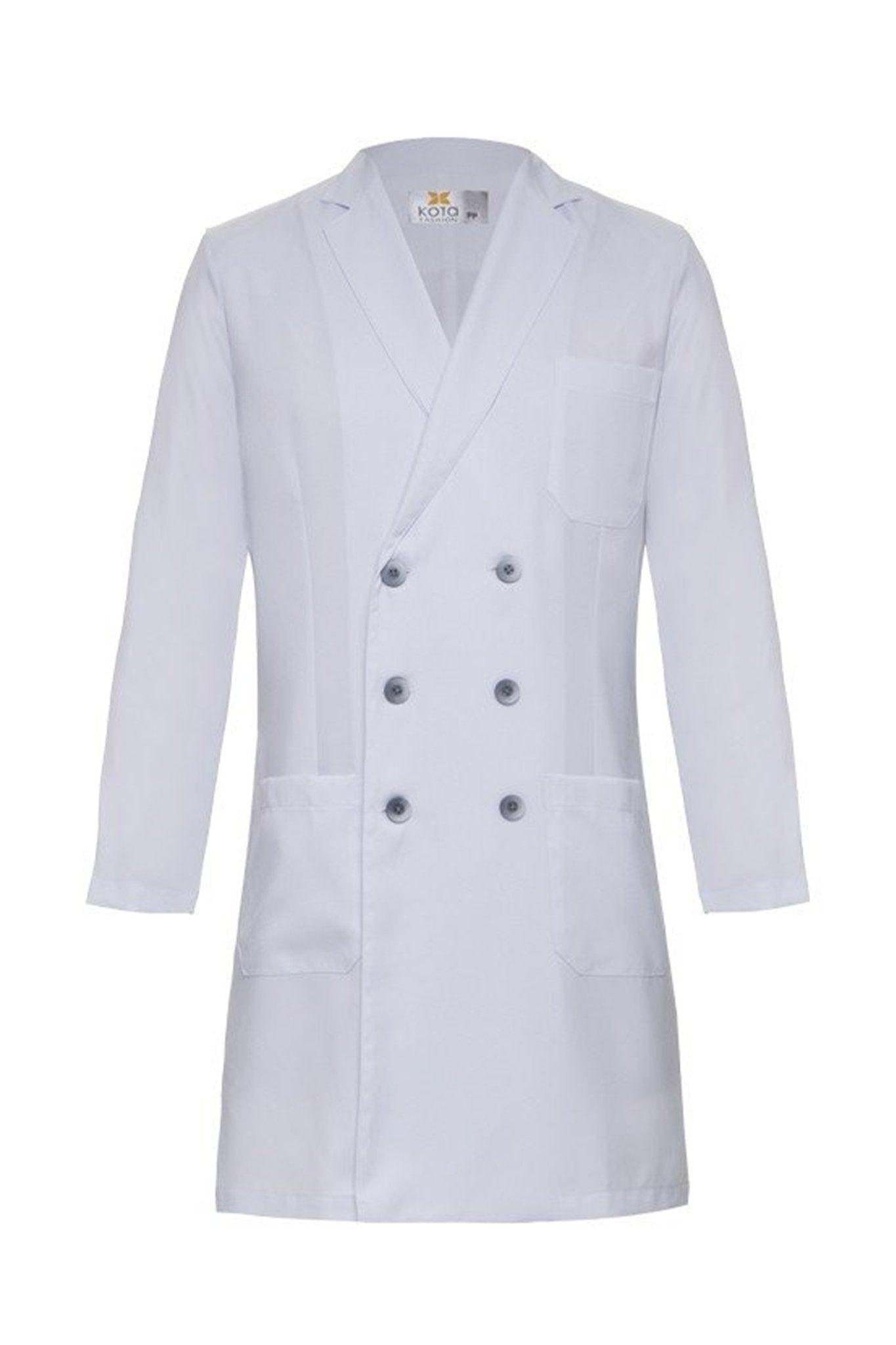 Jaleco Masculino Adrien Soft Branco - Kota Fashion Brasil
