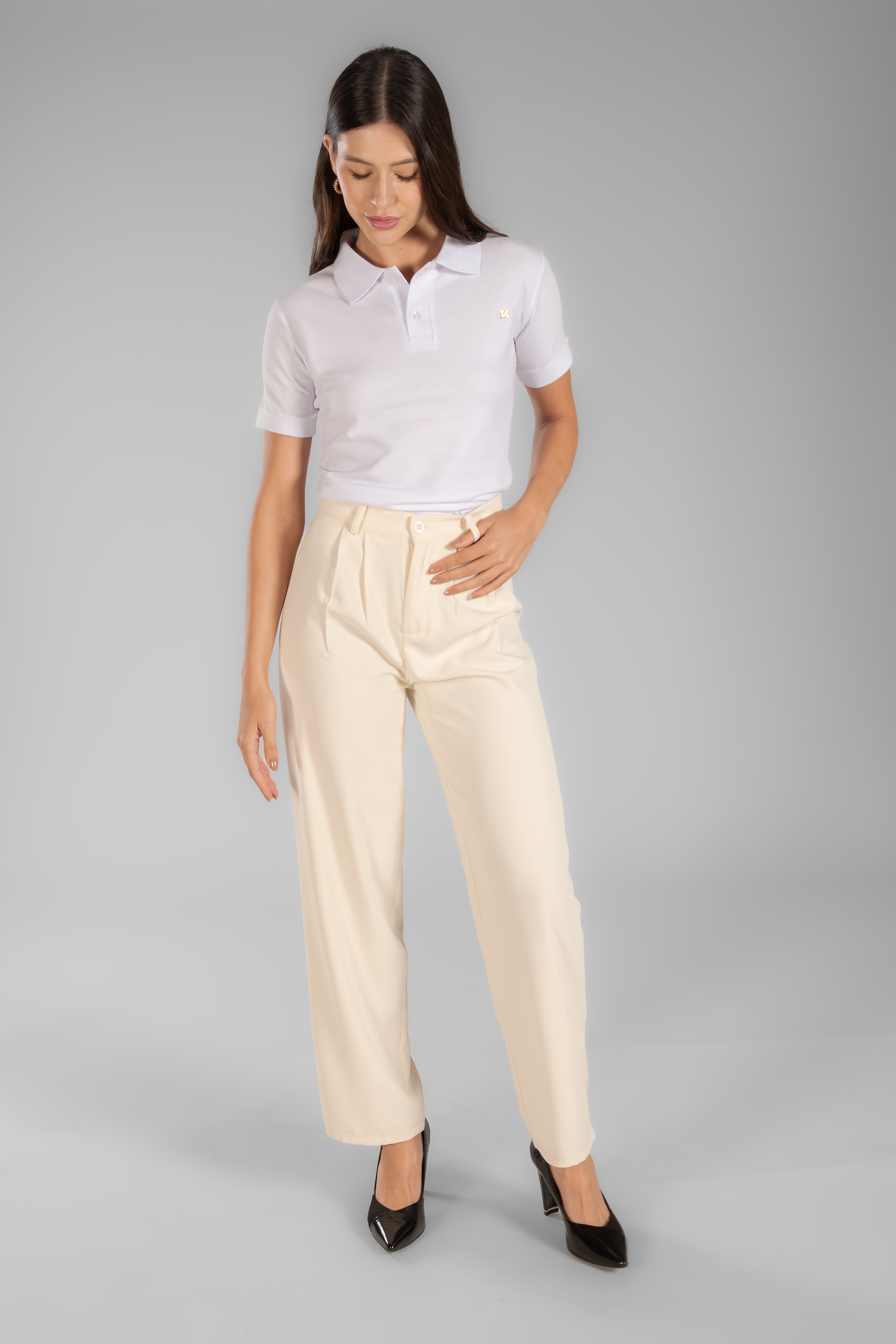 Camiseta Polo Feminina