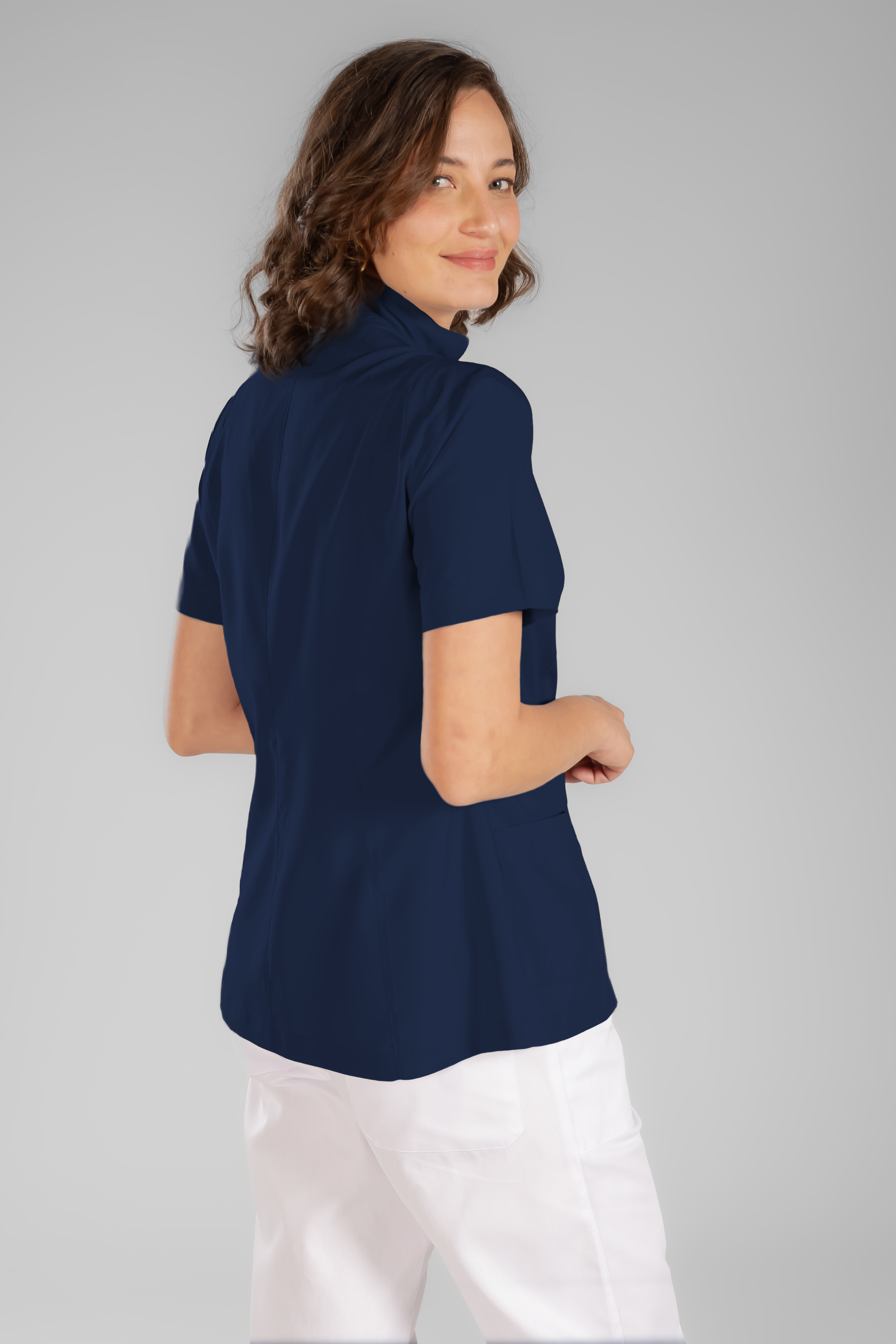 Jaleco Feminino Vitória Microfibra