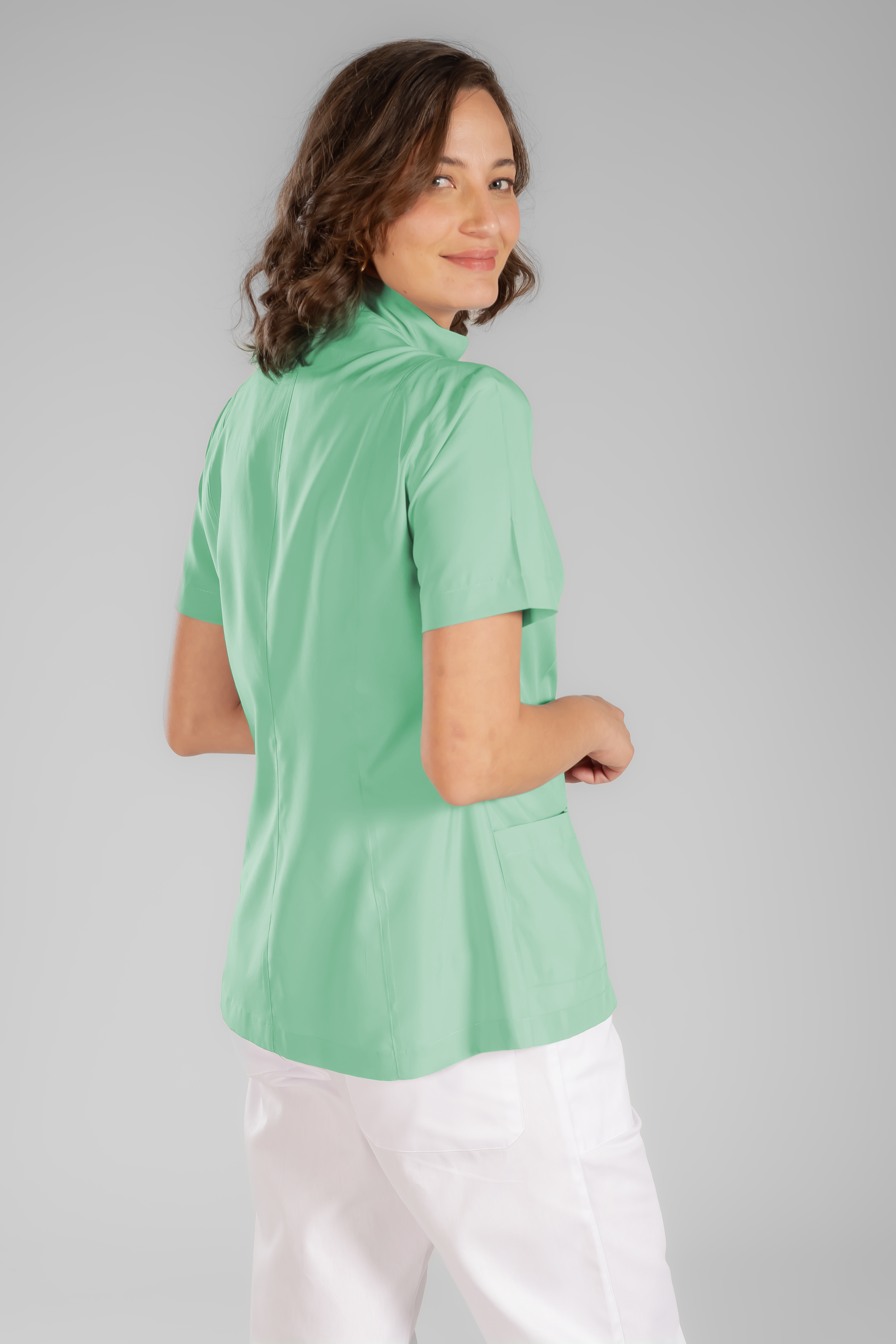 Jaleco Feminino Vitória Microfibra