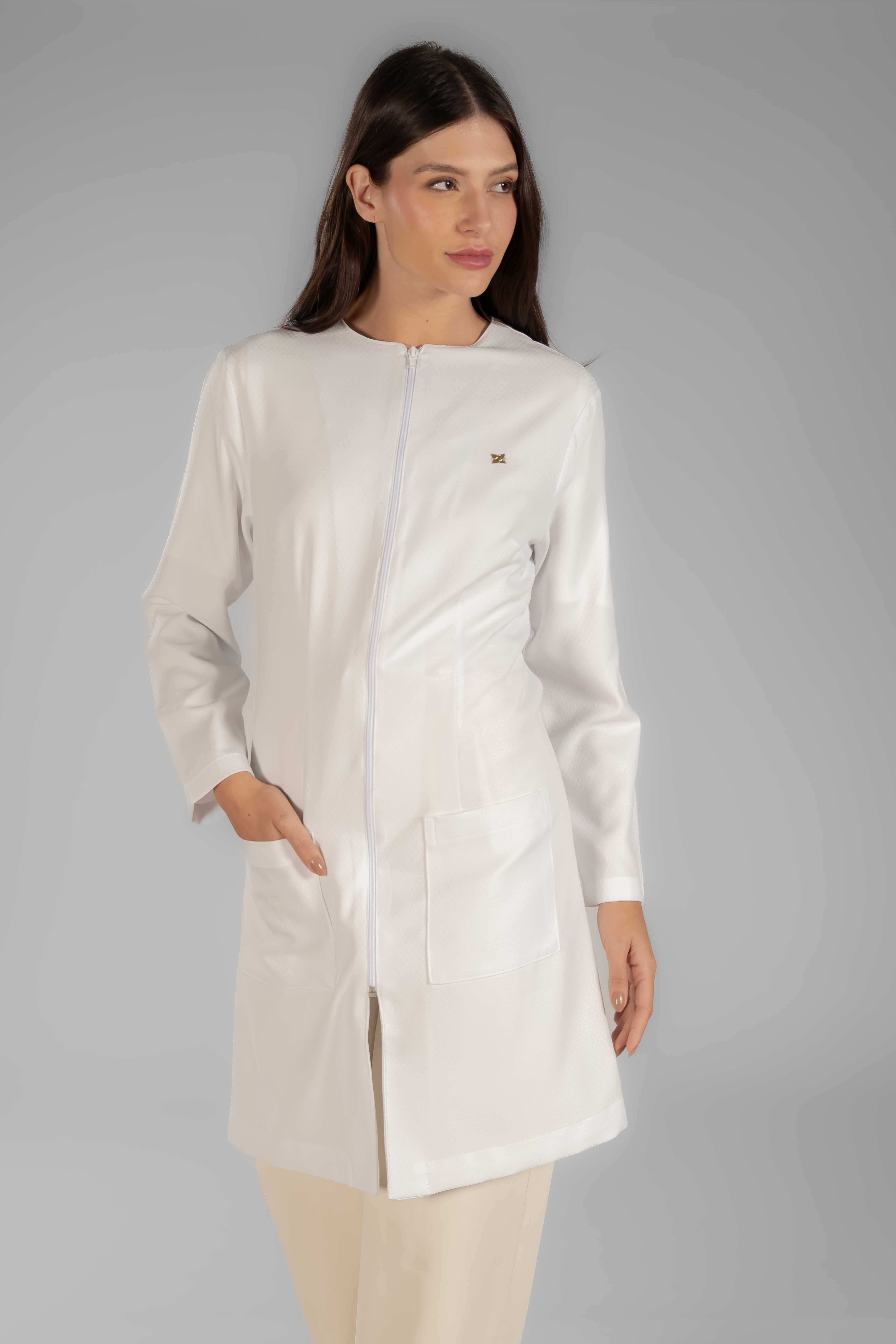 Jaleco Feminino Chanel Branco