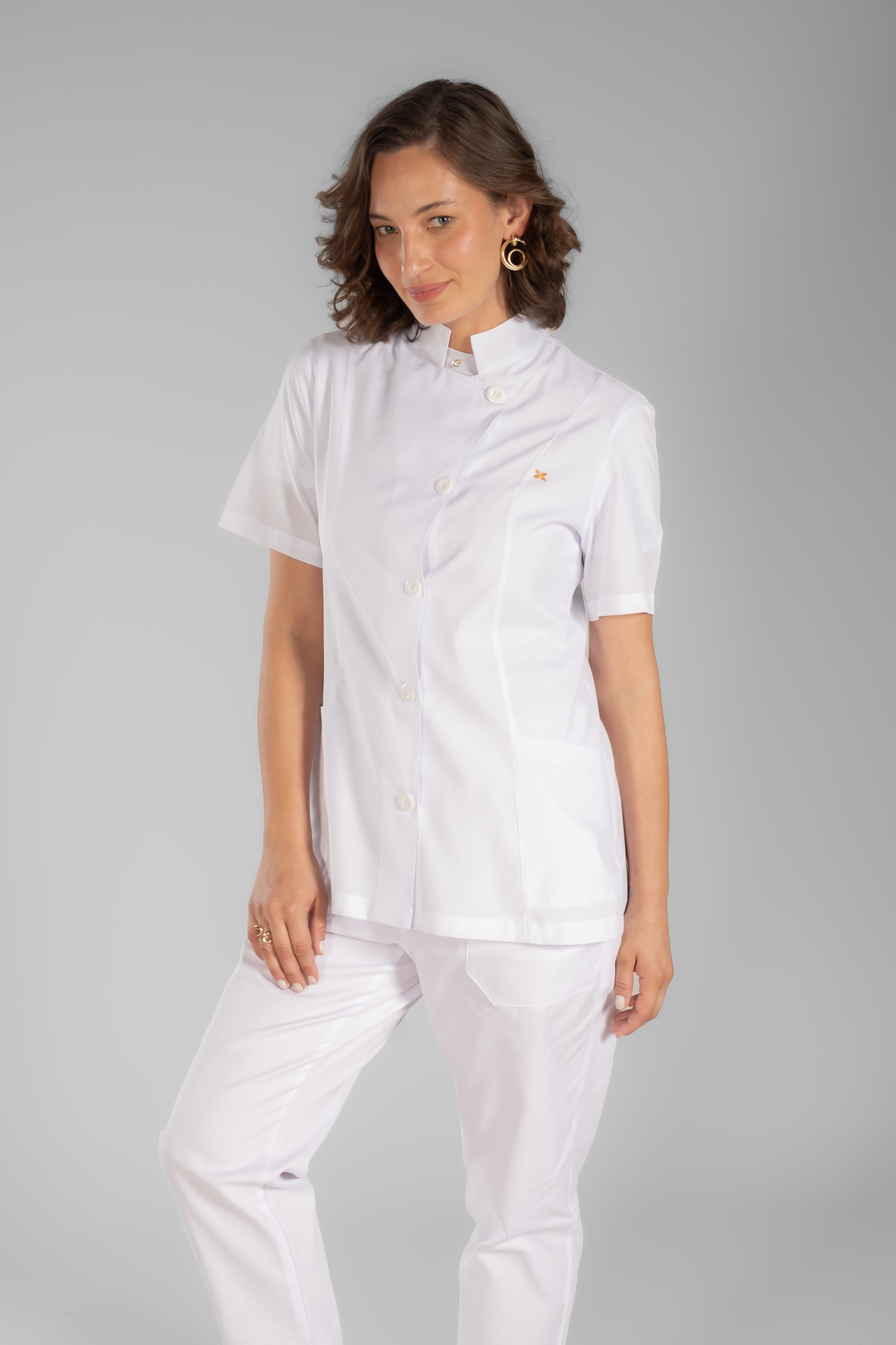 Jaleco Feminino Vitória Microfibra