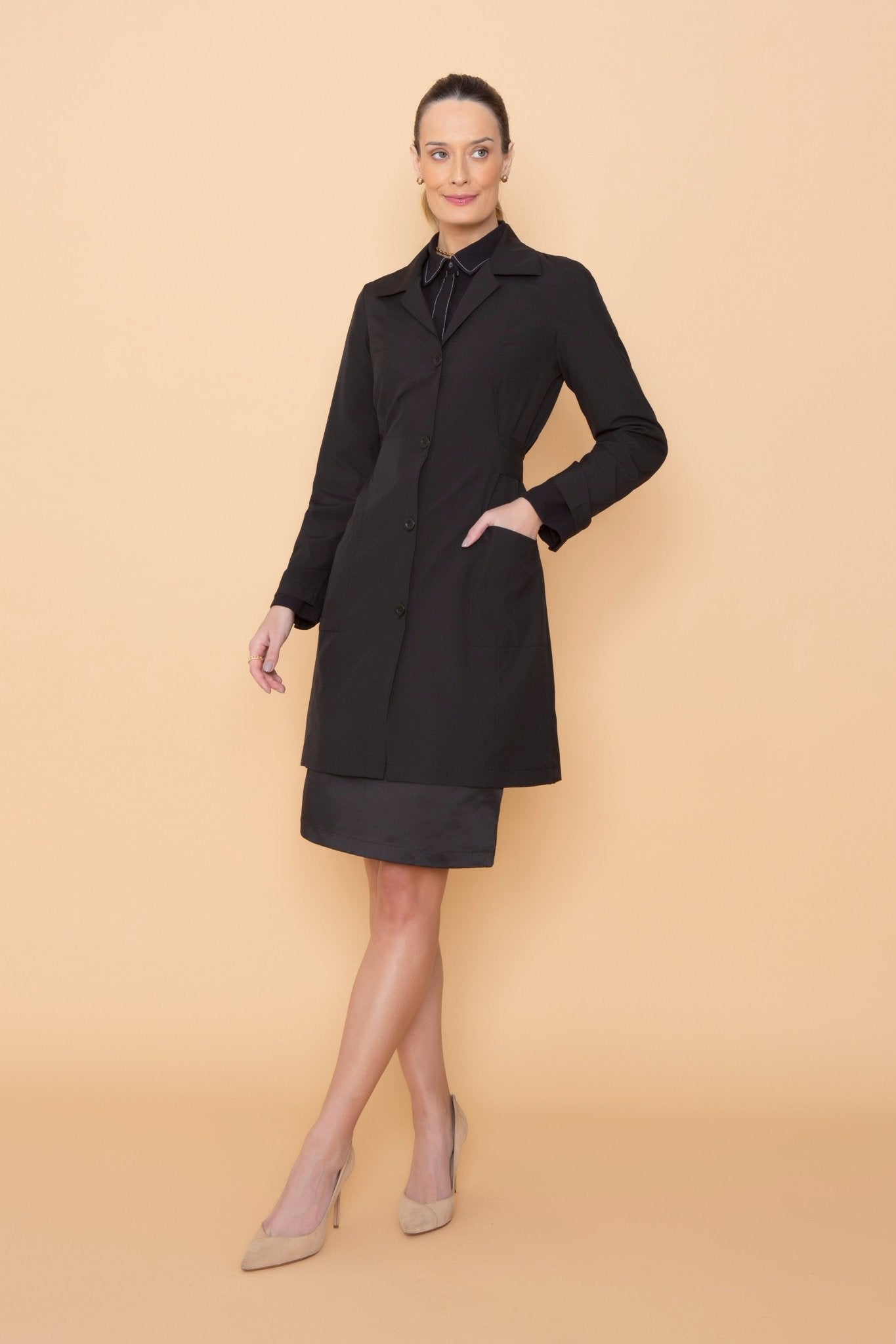 Jaleco Feminino Louise Microfibra - KOTA Fashion