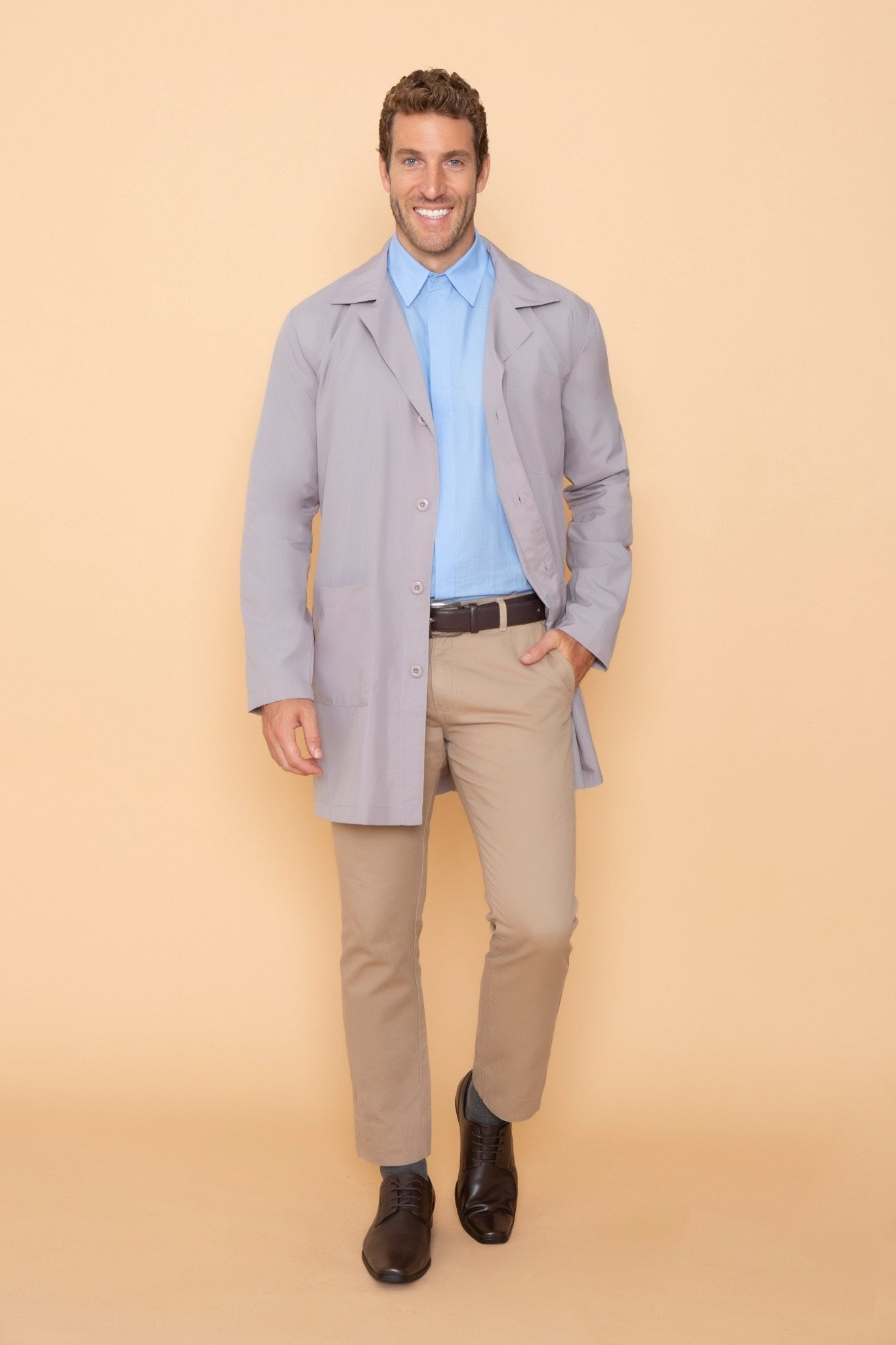 Jaleco Masculino Luc Microfibra - KOTA Fashion